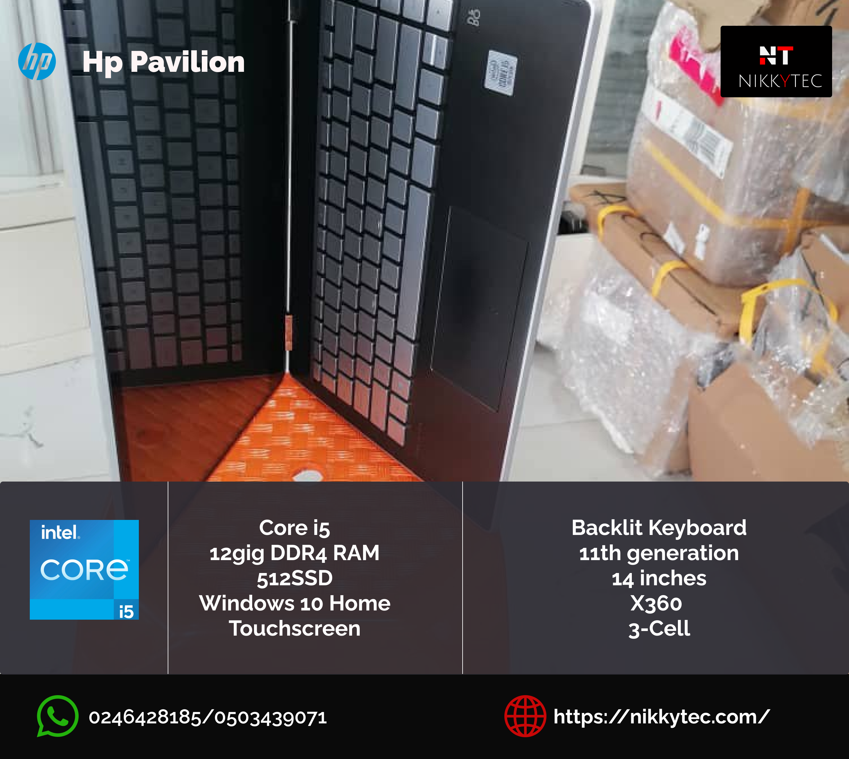 Hp Pavilion i5 12GB RAM